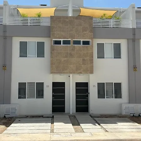 Cancun 16, South 6 Person 3 Rooms 15 Min Airport 20 To Beach
